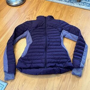 Lululemon Fluff Off Jacket in Purple size 6